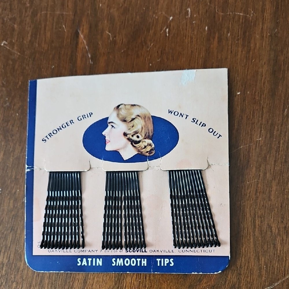 NWT Vintage DeLong Bobby Hair Pins Oakville Co USA